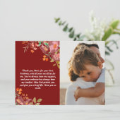 カスタマイズ可能な母の日のギフトと愛のメッセージ シーズンカード (スタンド正面)