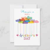 カスタマイズ可能な母の日のブランチへの招待 招待状 (正面)