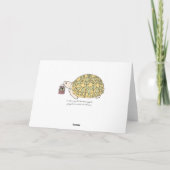 カスタマイズ可能な母の日の亀5 カード (裏面)