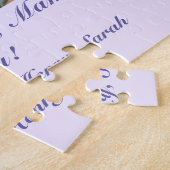 カスタマイズ可能な母の日の写真ジグソーパズル ジグソーパズル (側面)