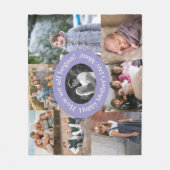 カスタマイズ可能な母の日の写真 フリースブランケット (正面)
