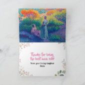 カスタマイズ可能な母の日カード カード (内部)