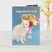 カスタマイズ可能な母の日 カード (黄色い花)