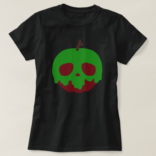 カスタマイズ可能な毒リンゴ Tシャツ (デザイン正面)