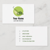 カスタマイズ可能な気に芝刈り機 名刺 (正面/裏面)