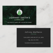 カスタマイズ可能な気に芝生名刺 名刺 (正面/裏面)