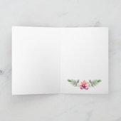 カスタマイズ可能な水の色の蘭Shanah Tovaカード シーズンカード (内部)