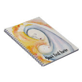 カスタマイズ可能な水の色マドンナと子 ノートブック (右側)