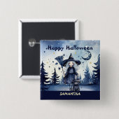 カスタマイズ可能な水カスタマイズ色ハロウィーンボタン 缶バッジ (正面&裏面)