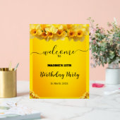 カスタマイズ可能な水仙3月誕生花誕生日 アクリルサイン (ウェディング)