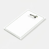 カスタマイズ可能な水彩ダックポストイットノート ポストイット (アングル)