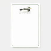 カスタマイズ可能な水彩ダックポストイットノート ポストイット (正面)