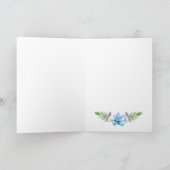 カスタマイズ可能な水彩ランShanah Tovaカード シーズンカード (内部)