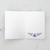 カスタマイズ可能な水彩ランShanah Tovaカード シーズンカード (内部)