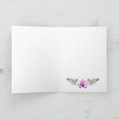 カスタマイズ可能な水彩ランShanah Tovaカード シーズンカード (内部)