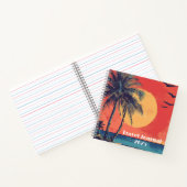 カスタマイズ可能な水彩旅行ジャーナル ノートブック (内部)