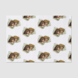 カスタマイズ可能な水彩画の天使のティッシュペーパー 薄葉紙