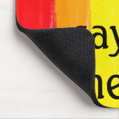 カスタマイズ可能な水彩画の虹 マウスパッド (コーナー)