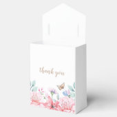 カスタマイズ可能な水彩蝶の好意ボックス フェイバーボックス (オープン)