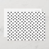 カスタマイズ可能な水玉模様はがき ポストカード (正面/裏面)