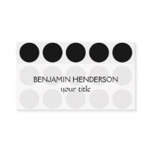 カスタマイズ可能な水玉模様任意の色（白）