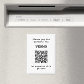 カスタマイズ可能な決済プラットフォームQRコード  マグネット (インサイチュ (食洗機))