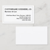 カスタマイズ可能な法律事務所の名刺 名刺 (正面/裏面)