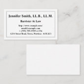カスタマイズ可能な法律事務所の名刺 名刺 (正面/裏面)