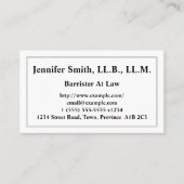 カスタマイズ可能な法律事務所の名刺 名刺 (正面)
