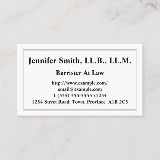 カスタマイズ可能な法律事務所の名刺 名刺 (正面)