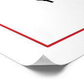 カスタマイズ可能な注意記号 ポスター (角)