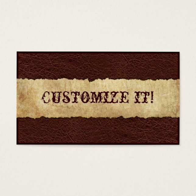 カスタマイズ可能な洋皮革 (正面)