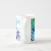 カスタマイズ可能な海の骨灰磁器のマグの~を開けて下さい! ボーンチャイナマグカップ (裏面)