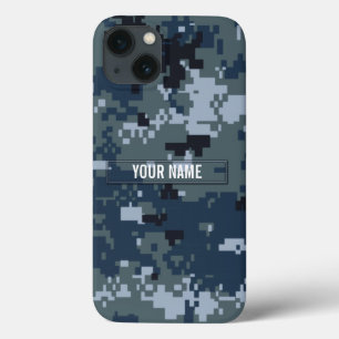 カスタマイズ可能な海軍NWUカムフラージュ iPhone 13ケース