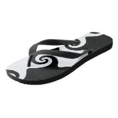 カスタマイズ可能な渦巻き形状フリップフロップのようなトライバル ビーチサンダル (アングル)