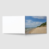 カスタマイズ可能な湖ミシガンゲストブック ゲストブック (全面)