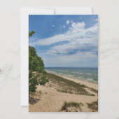 カスタマイズ可能な湖ミシガン招待状 招待状 (正面)