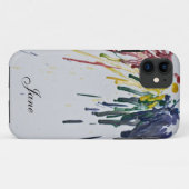 カスタマイズ可能な溶かしたクレヨン Case-Mate iPhoneケース (裏面(横))