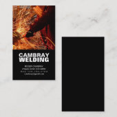 カスタマイズ可能な溶接の名刺 名刺 (正面/裏面)