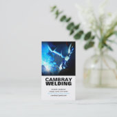 カスタマイズ可能な溶接の名刺 名刺 (スタンド正面)