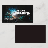 カスタマイズ可能な溶接コンサルタントの名刺 名刺 (正面/裏面)
