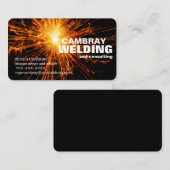 カスタマイズ可能な溶接コンサルタントの名刺 名刺 (正面/裏面)