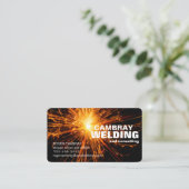 カスタマイズ可能な溶接コンサルタントの名刺 名刺 (スタンド正面)
