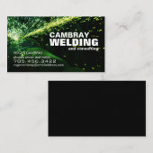 カスタマイズ可能な溶接コンサルタント名刺 名刺 (正面/裏面)