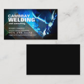 カスタマイズ可能な溶接工のコンサルタントの名刺 名刺 (正面/裏面)