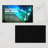 カスタマイズ可能な溶接業者コンサルタント名刺 名刺 (正面/裏面)