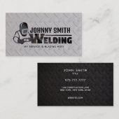 カスタマイズ可能な溶接機の名刺 名刺 (正面/裏面)