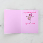 カスタマイズ可能な演奏会のお祝いの名前 カード (内部)