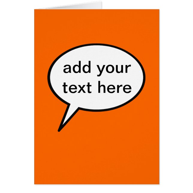 カスタマイズ可能な漫画の吹き出し (正面)