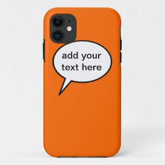 カスタマイズ可能な漫画の吹き出し iPhone 11 ケース